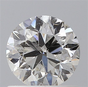 Picture of Natural Diamond 0.70 Carats, Round with Very Good Cut, H Color, SI2 Clarity and Certified by GIA