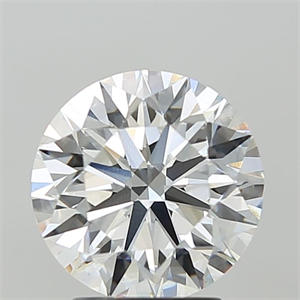 Picture of Lab Grown Diamond 3.02 Carats, Round with Excellent Cut, F Color, VS1 Clarity and Certified by IGI