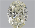 Natural Diamond 2.01 Carats, Oval with  Cut, L Color, SI2 Clarity and Certified by GIA