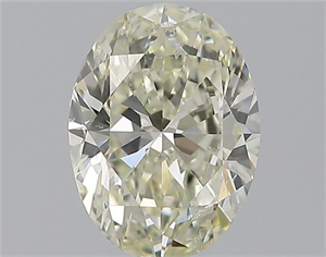 Picture of Natural Diamond 2.01 Carats, Oval with  Cut, L Color, SI2 Clarity and Certified by GIA