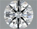 Lab Grown Diamond 1.14 Carats, Round with Ideal Cut, D Color, VVS2 Clarity and Certified by IGI