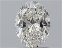 Natural Diamond 1.51 Carats, Oval with  Cut, G Color, SI1 Clarity and Certified by GIA