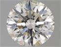 Natural Diamond 1.73 Carats, Round with Excellent Cut, K Color, SI1 Clarity and Certified by IGI