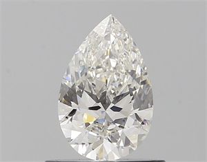 Picture of Natural Diamond 0.56 Carats, Pear with  Cut, G Color, VVS1 Clarity and Certified by GIA