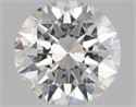 Natural Diamond 0.70 Carats, Round with Excellent Cut, H Color, SI1 Clarity and Certified by GIA