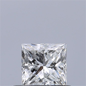Picture of Natural Diamond 0.40 Carats, Princess with  Cut, E Color, VVS1 Clarity and Certified by GIA