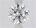 Lab Grown Diamond 1.06 Carats, Round with Ideal Cut, H Color, VS1 Clarity and Certified by IGI