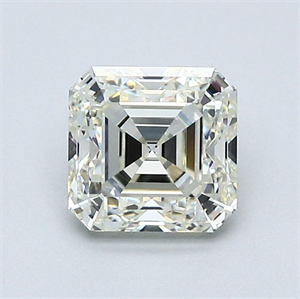 Picture of Natural Diamond 1.03 Carats, Asscher with  Cut, L Color, VVS2 Clarity and Certified by GIA