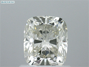 Picture of Natural Diamond 1.01 Carats, Cushion with  Cut, J Color, VS2 Clarity and Certified by GIA