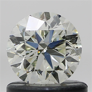 Picture of Natural Diamond 0.70 Carats, Round with Very Good Cut, L Color, SI2 Clarity and Certified by GIA