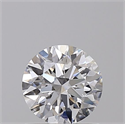 Lab Grown Diamond 1.02 Carats, Round with Ideal Cut, D Color, VVS2 Clarity and Certified by IGI