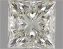 Natural Diamond 1.20 Carats, Princess with  Cut, L Color, VVS2 Clarity and Certified by GIA