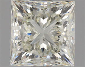 Picture of Natural Diamond 1.20 Carats, Princess with  Cut, L Color, VVS2 Clarity and Certified by GIA