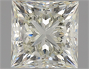 Natural Diamond 1.20 Carats, Princess with  Cut, L Color, VVS2 Clarity and Certified by GIA