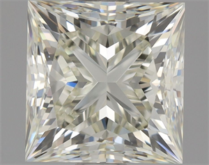 Picture of Natural Diamond 1.20 Carats, Princess with  Cut, L Color, VVS2 Clarity and Certified by GIA