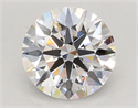 Lab Grown Diamond 3.03 Carats, Round with Ideal Cut, E Color, VVS2 Clarity and Certified by IGI