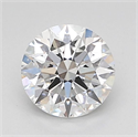 Lab Grown Diamond 1.04 Carats, Round with Ideal Cut, D Color, VVS2 Clarity and Certified by IGI