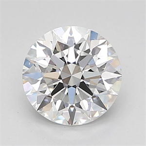 Picture of Lab Grown Diamond 1.04 Carats, Round with Ideal Cut, D Color, VVS2 Clarity and Certified by IGI