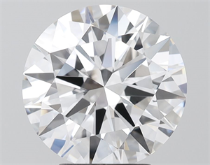Picture of Lab Grown Diamond 4.01 Carats, Round with Excellent Cut, D Color, VVS2 Clarity and Certified by IGI