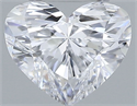 Natural Diamond 0.30 Carats, Heart with  Cut, D Color, VVS1 Clarity and Certified by GIA