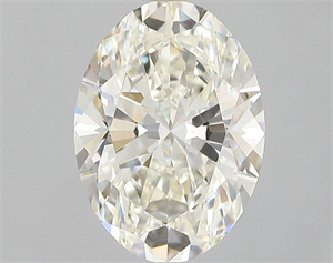 Foto Diamante Natural 1.21 quilates, Ovalado , Color J, claridad VVS1 y certificado GIA de