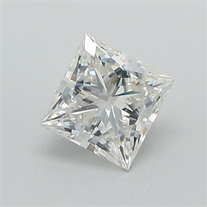 Picture of Natural Diamond 0.81 Carats, Princess with  Cut, G Color, I1 Clarity and Certified by GIA