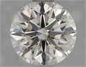 Natural Diamond 0.72 Carats, Round with Excellent Cut, J Color, VS1 Clarity and Certified by IGI