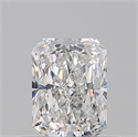 Natural Diamond 0.50 Carats, Radiant with  Cut, E Color, IF Clarity and Certified by GIA