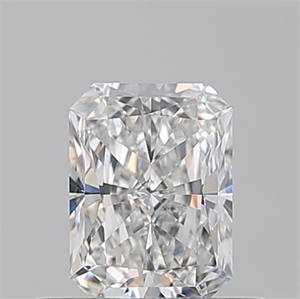 Picture of Natural Diamond 0.50 Carats, Radiant with  Cut, E Color, IF Clarity and Certified by GIA