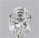 Natural Diamond 1.20 Carats, Oval with  Cut, G Color, VS1 Clarity and Certified by GIA