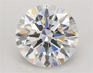 Picture of Lab Grown Diamond 3.01 Carats, Round with Ideal Cut, E Color, VS1 Clarity and Certified by IGI