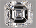 Natural Diamond 0.70 Carats, Asscher with  Cut, F Color, SI2 Clarity and Certified by GIA