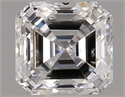 Natural Diamond 0.70 Carats, Asscher with  Cut, F Color, SI2 Clarity and Certified by GIA