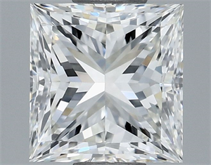 Picture of Natural Diamond 1.01 Carats, Princess with  Cut, I Color, VVS2 Clarity and Certified by GIA