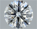 Natural Diamond 1.70 Carats, Round with Excellent Cut, G Color, VVS1 Clarity and Certified by GIA