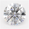 Lab Grown Diamond 2.04 Carats, Round with Ideal Cut, D Color, IF Clarity and Certified by IGI