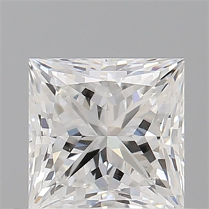 Foto Diamante Natural 0.70 quilates, Princesa , Color E, claridad SI1 y certificado GIA de
