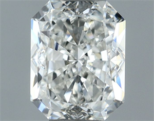 Picture of Natural Diamond 0.51 Carats, Radiant with  Cut, H Color, VS1 Clarity and Certified by GIA