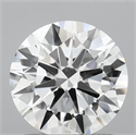 Lab Grown Diamond 1.20 Carats, Round with Ideal Cut, D Color, VVS2 Clarity and Certified by IGI
