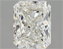 Natural Diamond 1.02 Carats, Radiant with  Cut, G Color, SI2 Clarity and Certified by HRD