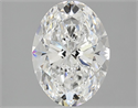 Natural Diamond 2.01 Carats, Oval with  Cut, E Color, VS2 Clarity and Certified by GIA
