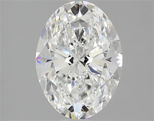 Picture of Natural Diamond 2.01 Carats, Oval with  Cut, E Color, VS2 Clarity and Certified by GIA