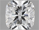 Natural Diamond 0.50 Carats, Cushion with  Cut, F Color, SI1 Clarity and Certified by GIA
