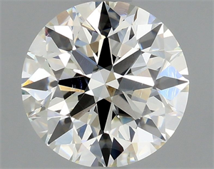 Picture of Natural Diamond 1.06 Carats, Round with Excellent Cut, J Color, SI1 Clarity and Certified by GIA