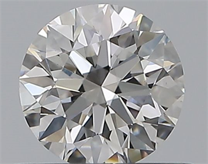 Picture of Natural Diamond 0.46 Carats, Round with Excellent Cut, E Color, VVS2 Clarity and Certified by GIA