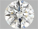 Diamante Natural 0.70 quilates, Redondo , Color J, claridad SI1 y certificado GIA