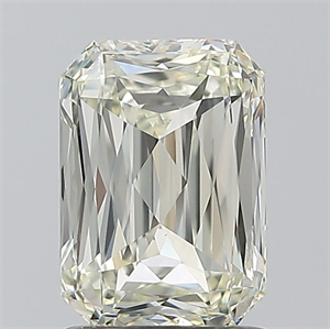 Picture of Natural Diamond 1.50 Carats, Radiant with  Cut, N Color, VS1 Clarity and Certified by GIA