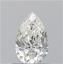 Natural Diamond 0.70 Carats, Pear with  Cut, I Color, VS1 Clarity and Certified by GIA