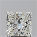 Natural Diamond 4.02 Carats, Princess with  Cut, K Color, VS1 Clarity and Certified by GIA
