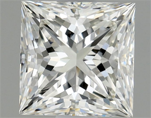 Foto Diamante Natural 1.01 quilates, Princesa , Color I, claridad VVS1 y certificado GIA de